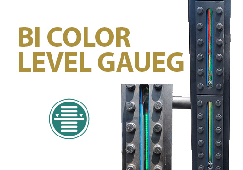 Bicolor  level gauge  